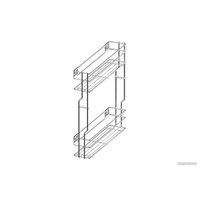 Карго REJS 200 крепл.боковое/универс. б/н, хром