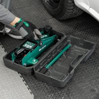 Подкатной домкрат СибрТех 50835 2т (кейс)