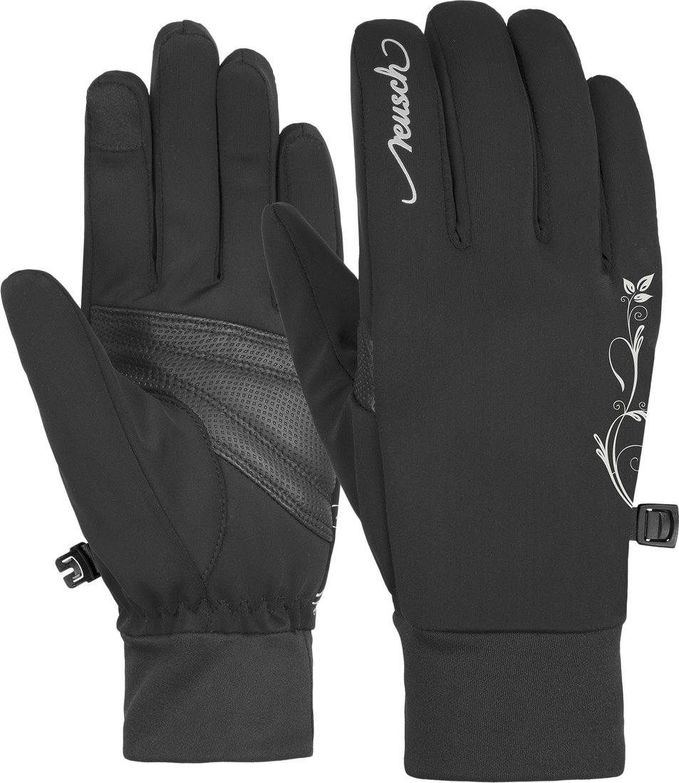 

Горнолыжные перчатки Reusch Saskia Touchtec 4835101-7702 (р. 8.5, black/silver)