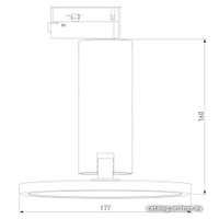 Трековый светильник Elektrostandard Brain LTB50 12W 4200K (белый)