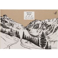 Альбом для рисования Paper art Горный пейзаж Т5805017 (80 л)