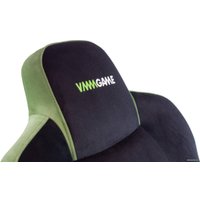Игровое (геймерское) кресло VMMGame Unit Velour Upgrade XD-A-VRBKGN-B23 (черный/зеленый)