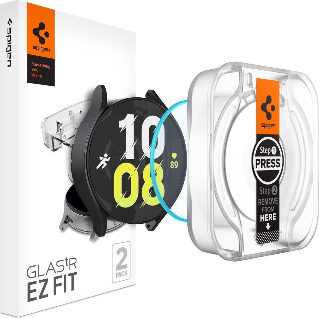 

Защитное стекло Spigen EZ FIT Glas.TR для Galaxy Watch 6 (44mm) AGL06520