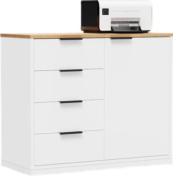 Crafto Вера 02 90x40x75 (белый/черный/дуб)