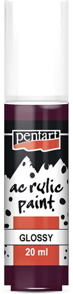 

Акриловая краска Pentart 20 мл (баклажан)