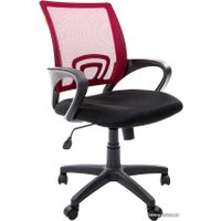 Офисное кресло CHAIRMAN 696 black (бордовый)
