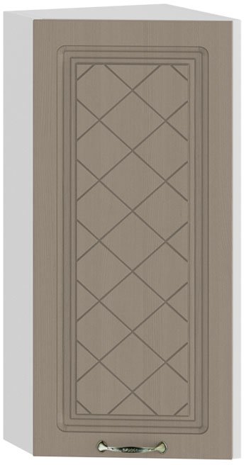 

Шкаф навесной Трия Бьянка 1В3Т (белый/дуб кофе)