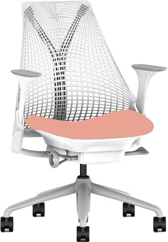 Herman Miller Sayl (цвет розовый/белый, Y-образная поддержка спины)