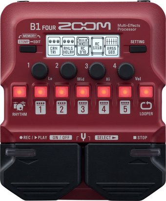 Гитарный процессор эффектов Zoom B1 Four