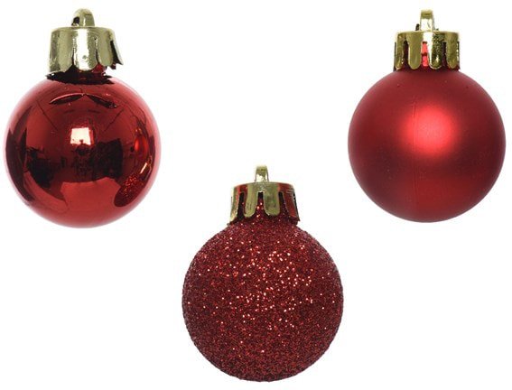 

Елочная игрушка Albero Di Natale 3 см 020458 (красный)