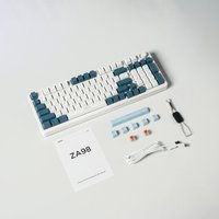 Клавиатура JEGG ZA98 White Navy Blue (TNT Red) в Бресте