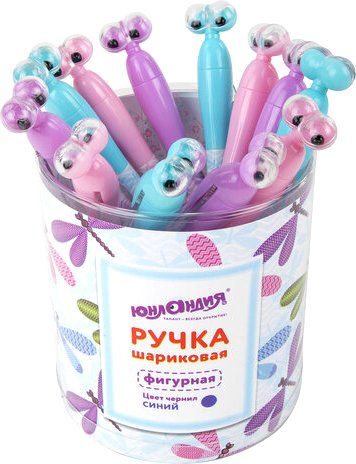 

Ручка шариковая Юнландия Стрекоза 143789 (в ассортименте)
