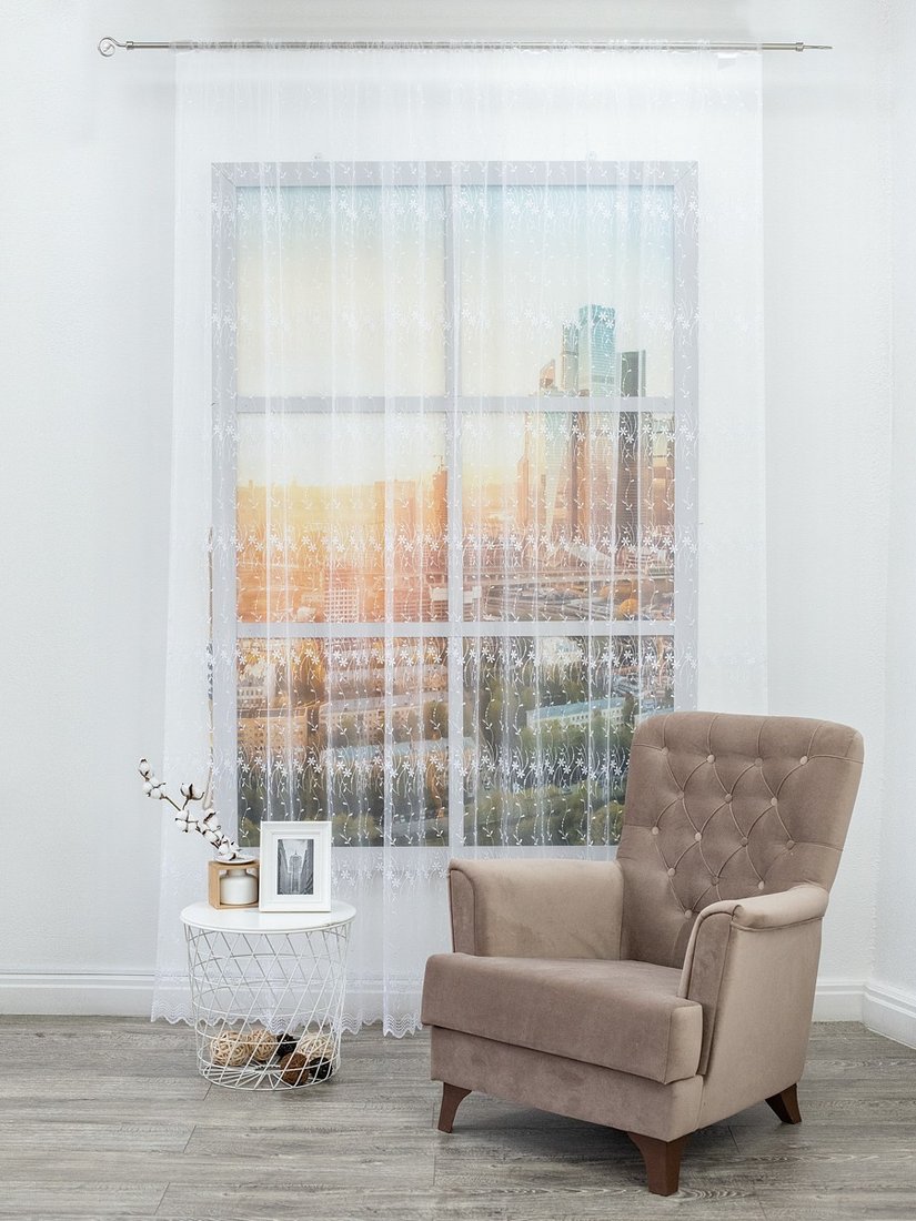 

Тюль Amore Mio RR 908284-w 3x2,7 м 22318 (белый)