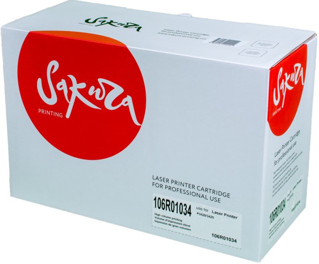 

Картридж Sakura Printing SA106R01034 (аналог Xerox 106R01034)