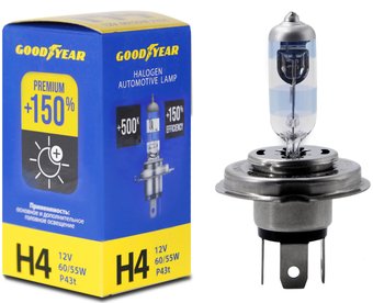 Галогенная лампа Goodyear H4 GY014124 1шт