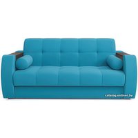 Диван Мебель-АРС Аккордеон Барон №3 (рогожка, синий)