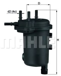

Топливный фильтр Mahle Knecht KL632D