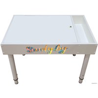 Световой стол Sendy Cветовой с классической крышкой (белый/грифельная меловая доска)