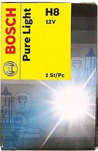 

Галогенная лампа Bosch H8 Pure Light 1шт [1987302081]
