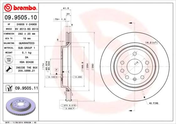 

Brembo 09950511