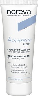 

Noreva Крем для лица Aquareva Увлажняющий для сухой кожи лица 24H Moisturising Cream Rich 40 мл