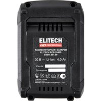 Аккумулятор ELITECH RCB 2040S (20В/4 Ач)