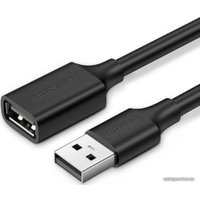 Удлинитель Ugreen US103 USB Type-A - USB Type-A (1 м, черный)