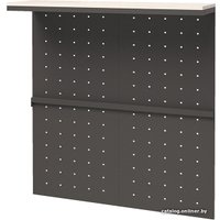 Полка Millwood Neo Loft ML-4 (дуб белый craft/металл черный)