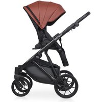 Универсальная коляска Riko Montana Ecco 3 в 1 (17, темно-бордовый)
