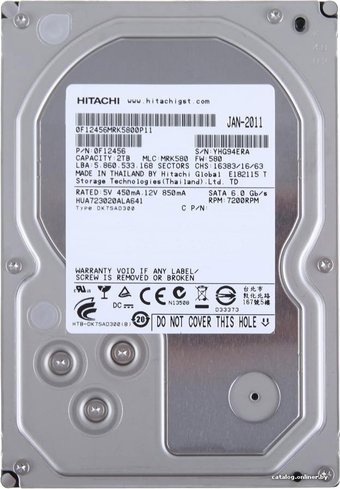 Hitachi Ultrastar 7K3000 2TB (HUA723020ALA641)
