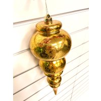 Елочная игрушка GreenTerra Сосулька 35см 202509 (золото)