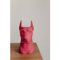 Кашпо К.РАМА Доберман (малиновый)