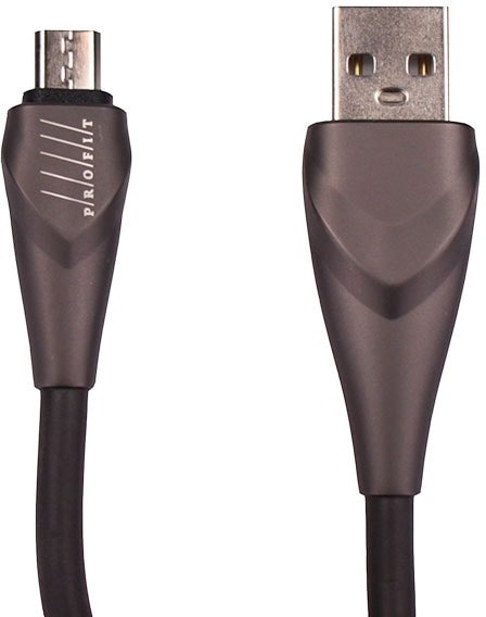 

Кабель Profit QY-14 microUSB 1.2 м (черный)