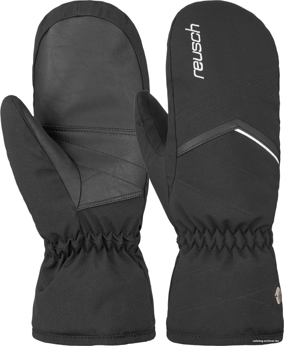Горнолыжные варежки Reusch Marisa Mitten 6031450-7701 (р. 6.5, black/white)