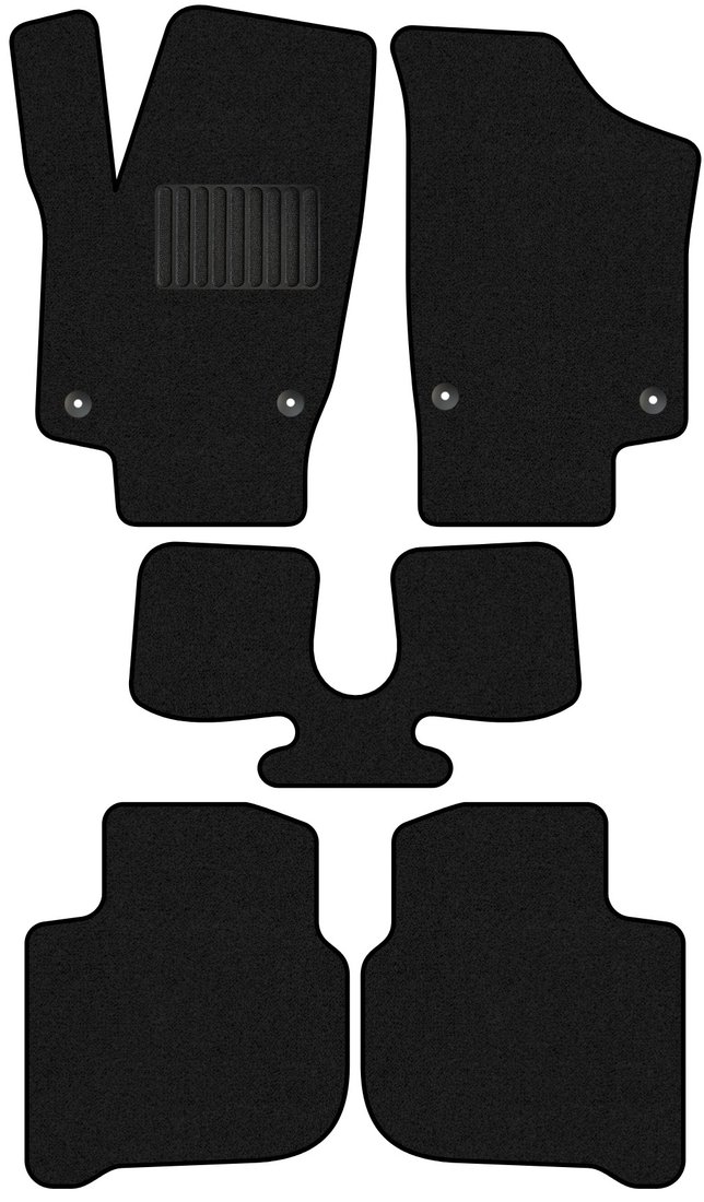 

Комплект ковриков для авто Alicosta Skoda Rapid II (лифтбек) 2020 - Н.В. (ворс)