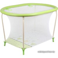 Игровой манеж Globex Овал (зеленый)