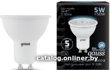 Светодиодная лампочка Gauss GU10 5Вт 4100K [101506205]