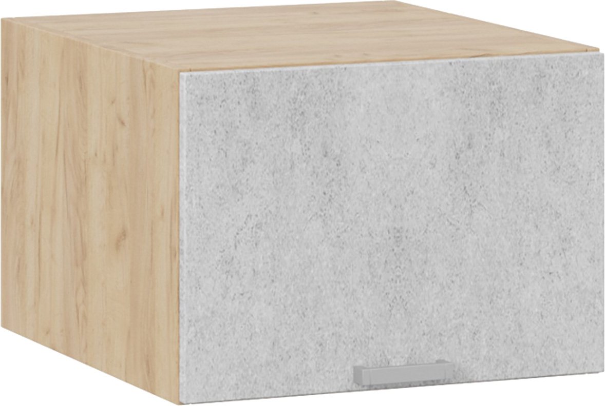 

Шкаф навесной Трия Гранита 1В5ГП (дуб крафт золотой/бетон снежный)