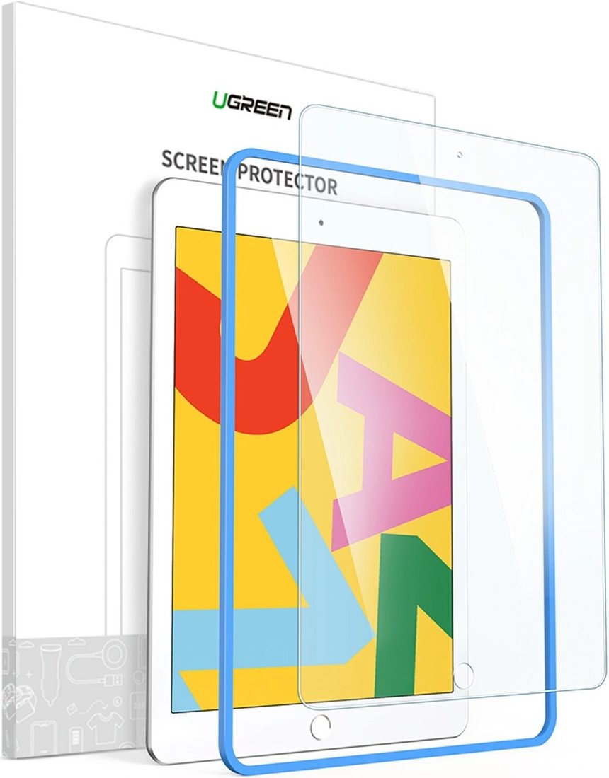 Защитная пленка Ugreen Edge HD Protective Film с комплектом для установки для Apple iPad 10.2 2019 SP145