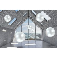 Фотообои ФабрикаФресок 3D Шары в комнате 814270 (400x270)