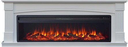 

Каминокомплект Smolcom Boston V60 с Vision 60 LOG LED (бьянко белый)