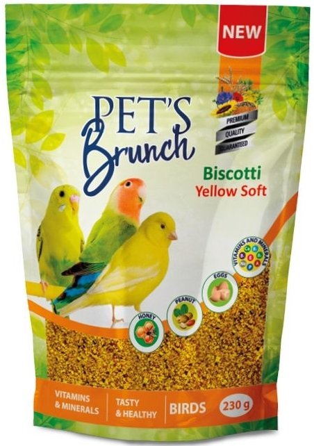 

Корм для птиц Pet's Brunch Функциональный десерт Biscotti Yelow Soft 230 г