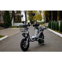 Электровелосипед AVM E-Alfa Fat (серый)