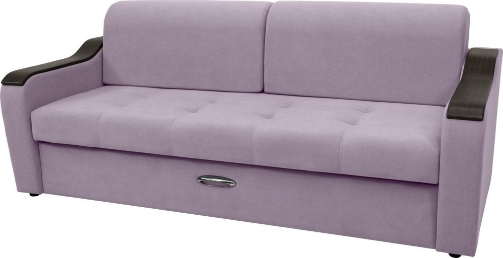 

Диван Сириус Лидер-3 НПБ 225x110 (Eva 13 велюр светло-фиолетовый)
