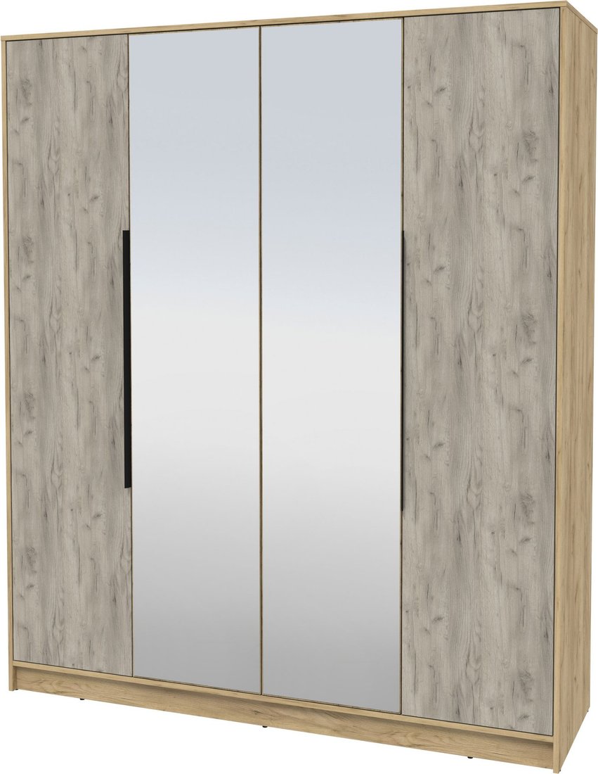 

Шкаф распашной Интерлиния Концепт КТ-Ш4з (дуб серый/дуб золотой)