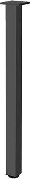 Опора мебельная REJS для стола 60x60x820 (черный матовый)