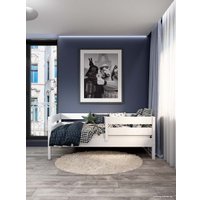 Кровать-тахта EcoWood Атланта 80x160 с ящиками ECO.001.00051.80-160.W в Лиде