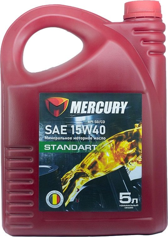 

Моторное масло Mercury STANDART 15W-40 5л