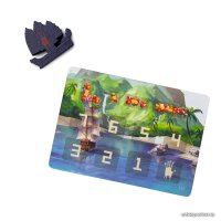 Настольная игра GaGa Games Остров Кошек: Исследуй и Рисуй