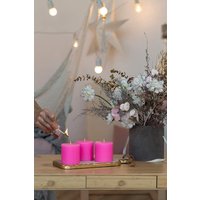 Набор свечей Мелт 75 мм (3 шт, розовый)